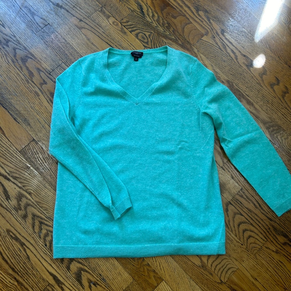 Talbots v-Neck Cashmere Sweater